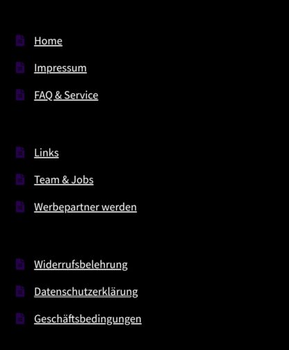 Zusätzliches CSS Footer